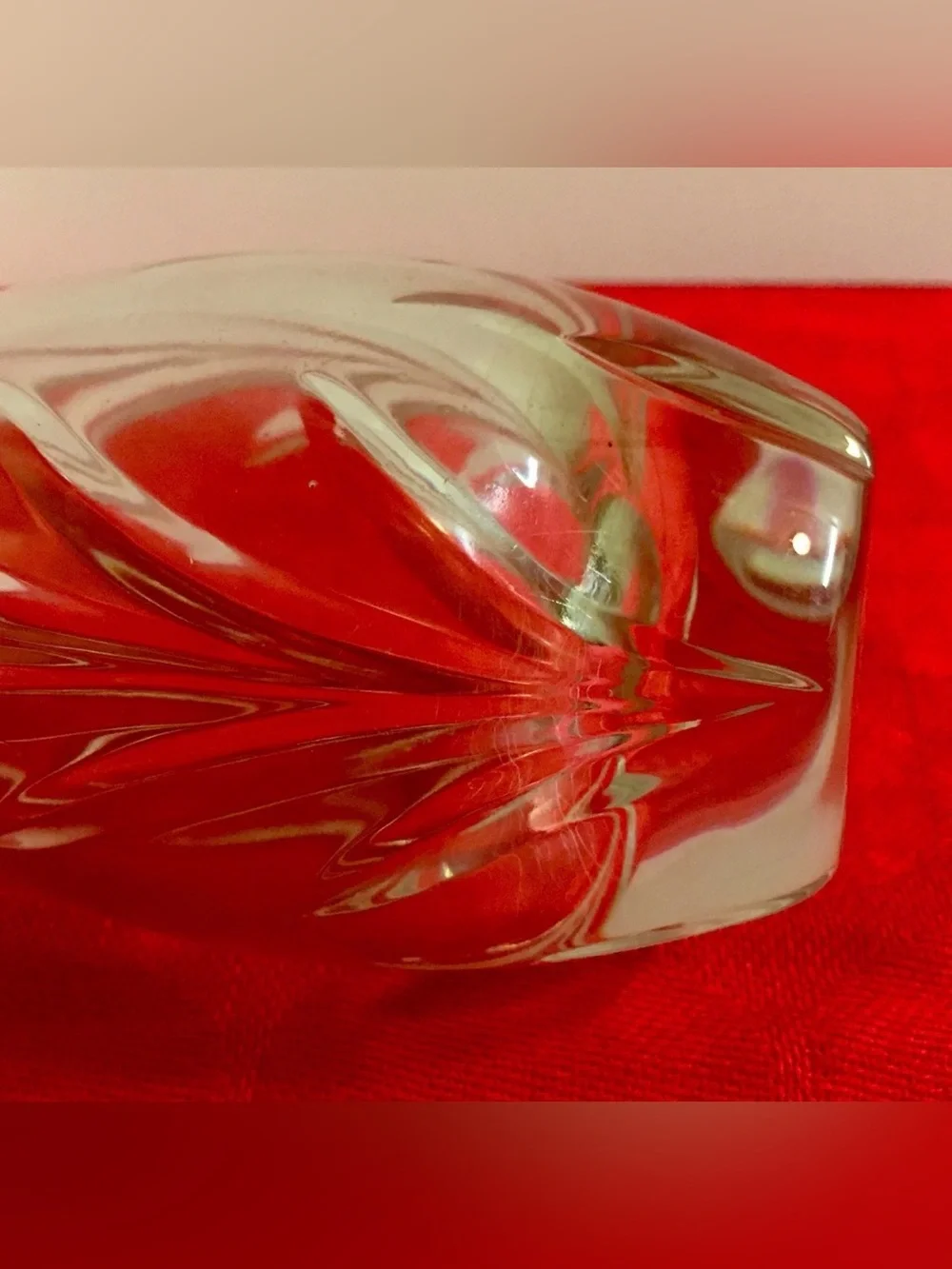 Rogaska Clear Crystal Bud Vase